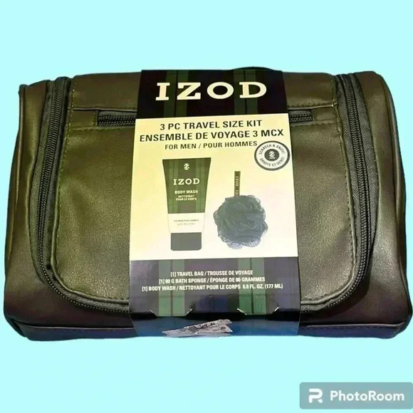 🆕 Izod Three Piece Travel Kit - Picture 1 of 8